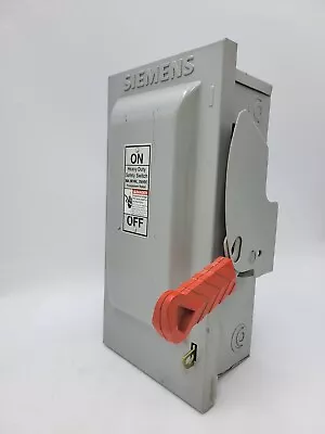Buy Siemens HF221N Safety Disconnect Switch 30A 2P 240V Type 1 Encl 30 Amp 2 Pole • 45$