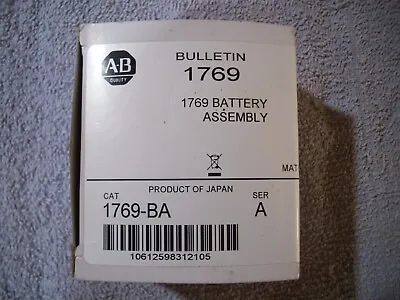 Buy Allen Bradley PLC SLC500 Battery 1769-BA 5/04 5/03 5/02 In Box VIP # • 13.90$