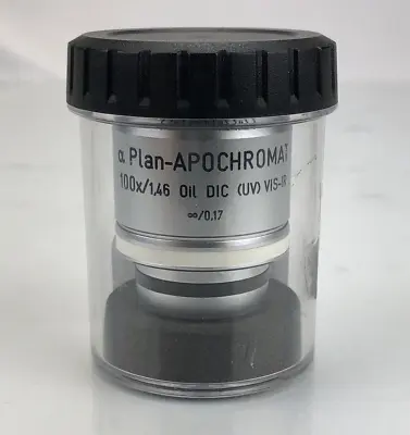 Buy Zeiss α Plan Apochromat 100x 1.46 Oil DIC UV VIS-IR Microscope Objective Alpha • 5,000$
