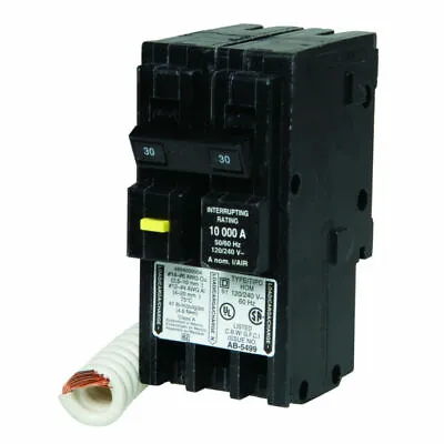 Buy Square D By Schneider Electric HOM230GFIC Homeline 30 Amp Two-Pole GFCI Circuit • 46$