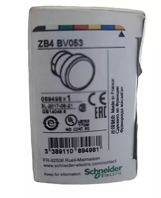 Buy SCHNEIDER ELECTRIC ZB4BV053 Yellow 22mm Pilot Light Head New • 13.99$