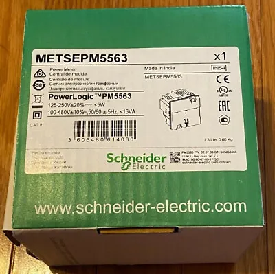 Buy SCHNEIDER ELECTRIC METSEPM5563 PM5000 Series, PowerLogic Power Meter PM5563 • 875$