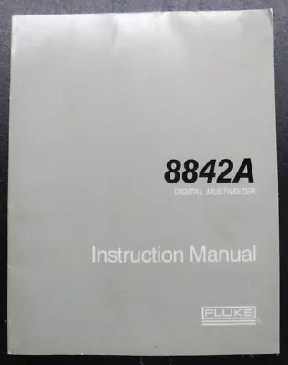 Buy 8842A Digital Multimeter Instruction Manual ( Fluke ) • 29.99$