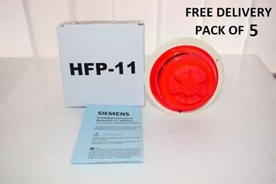 Buy NEW ORIGINAL SIEMENS HFP-11 FIRE ALARM SMOKE HEAT DETECTOR 5 PIECE (Free Ship) • 450$
