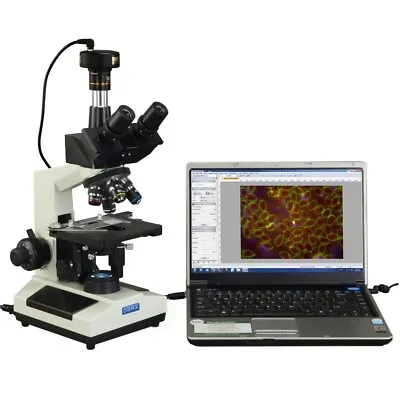 Buy 40X-1000X Brighter Darkfield Trinocular Compound LED Microscope+2MP USB Camera • 568.99$