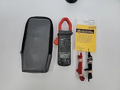 Buy Fluke 36 Gray Digital LCD True-Rms AC / DC Clamp On Meter With Leads And Case • 98.88$