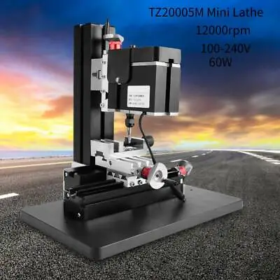 Buy Mini Metal Lathe DIY CNC Micro Milling Machine High Power Millier 12000rpm ML • 241.49$
