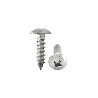 Buy ShopCorp Stainless Steel Phillips Truss Sheet Metal Screws Self-Tapping • 9.99$