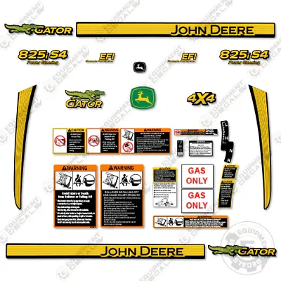 Buy Fits John Deere Gator 825i S4 Decal Kit Utility Vehicle (With Warnings) • 139.95$