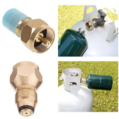 Buy Propane Tank Connection Adapter Refill Adapter Lp Gas Cylinder Tank Coupler 1PC • 6.49$