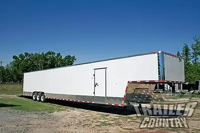 Buy New 2022 8.5x52 8.5 X 52 Enclosed Gooseneck Cargo Car Hauler Toy Trailer Loaded • 1$