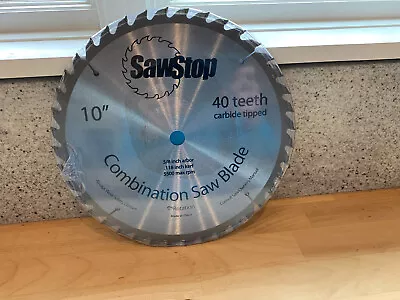 Buy SawStop 10 In. Carbide-Tipped 40T Combination Table Saw Blade - CNS07148 • 50$