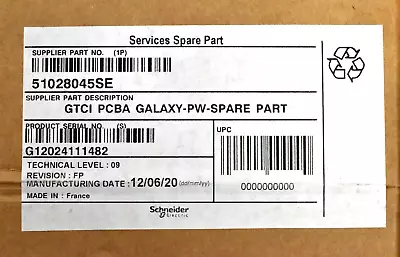 Buy Apc Schneider Electric 51028045se Gtci Pcbs Galaxy-pw • 229.99$