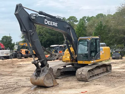 Buy 2018 John Deere 210G LC Hydraulic Excavator Backhoe Trackhoe Thumb Aux • 1$