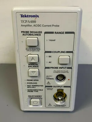 Buy Tektronix TCPA400 Current Probe Amplifier *No Probe* • 1,850$