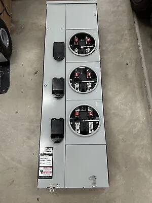 Buy Siemens Power Mod 3 Gang Meter Stack WMM31125 1PH IN 1PH OUT NEW • 2,500$
