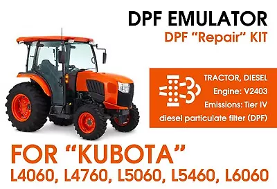 Buy DPF Repair Kit For  Kubota  L4060, L4760, L5060, L5460, L6060 Tractor • 1,200$