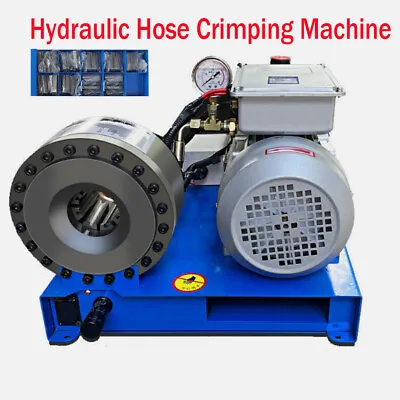 Buy 2.2KW Electric Hydraulic Hose Crimping Machine Press Machine 8 Set Dies • 1,618.95$