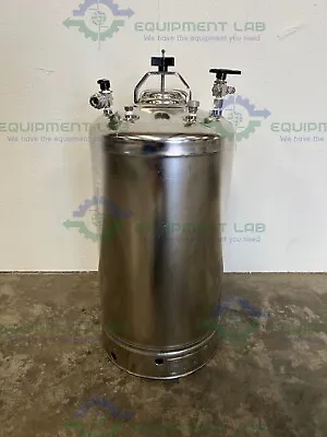 Buy Alloy Products 30 Liter Stainless Steel Pressure Vessel 115PSI  • 765$