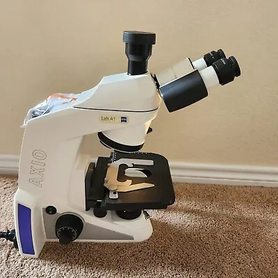 Buy Zeiss Axio Lab A1 Phase Contrast  Microscope P1 10x/23 Eyepieces No Objectives • 1,675$