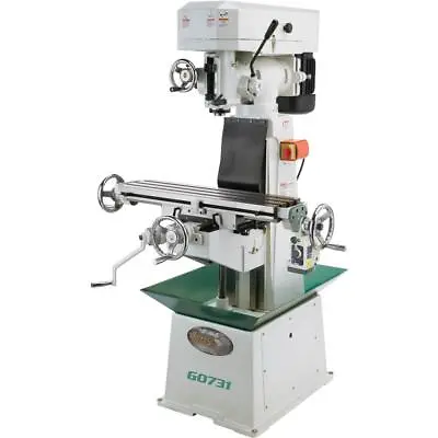 Buy Grizzly G0731 8  X 30  1-1/2 HP Vertical Mill With Power Feed • 7,630$