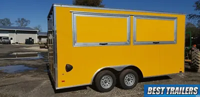 Buy 2022 Enclosed 8.5 X16 Concession Trailer New Vending Food Truck Trailer Finsihed • 11,995$