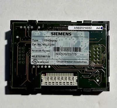 Buy Siemens Wl Lcd Disp For Etu745+748 Lcd Display  • 550$