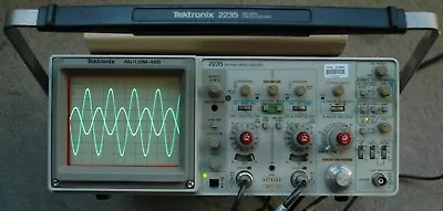 Buy Tektronix 2235 AN/USM488 100MHz Two Channel Oscilloscope, Two Probes, Power Cord • 295$