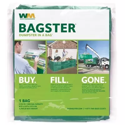 Buy WM Bagco 3CUYD 8 X 4 X 2.5 Ft. Dumpster In Bag • 35$