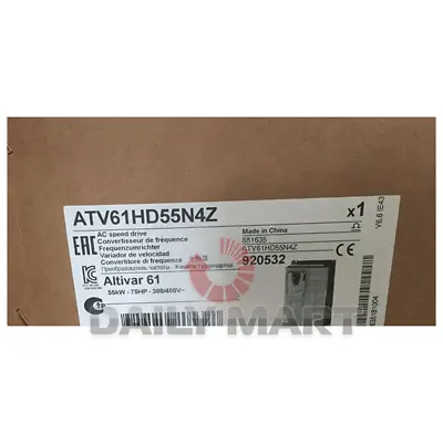 Buy New In Box SCHNEIDER ATV61HD55N4Z Inverter • 3,863.07$