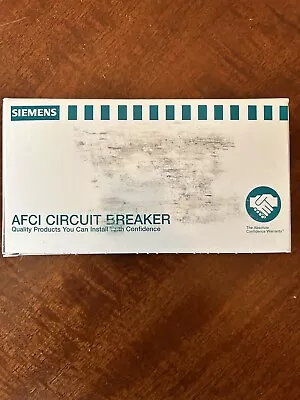 Buy Siemens 15amp Q115 Arc Fault Circuit Interrupter Breaker • 42$