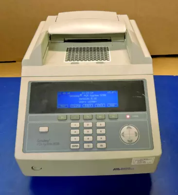 Buy Applied Biosystems GeneAmp PCR System 9700 Thermal Cycler 96 Well Block WARRANTY • 495$