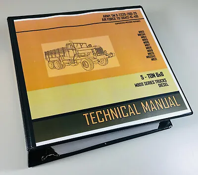 Buy Maintenance Service Manual 6X6 5 Ton Truck M809 M813 M814 M815 M817 M818 M819 • 89.97$