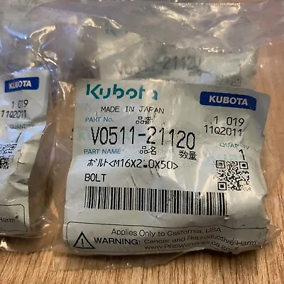 Buy Kubota V0511-21120 Bolts 5 • 21$