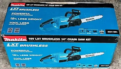 Buy Makita XCU11SM1 18V LXT Brushless 14  Chain Saw Kit NEW • 164.99$