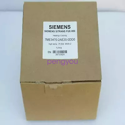 Buy SIEMENS Heat Meter Energy Calculator 7ME3470-2AE20-0DD0 Brand New DHL Or FedEx • 999.30$