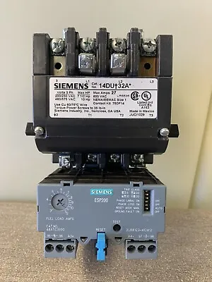 Buy Siemens Motor Starter 14DU+32A Size 1. 75DF14 Contact • 85.99$