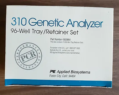 Buy 310 Genetic Analyzer 96-well Tray/Retainer Set, 10/pkg • 69.99$