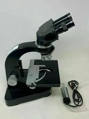 Buy Leitz Wetzler Laborlux Binocular Microscope + 3.5X, 10X Objectives & Condenser • 169.99$