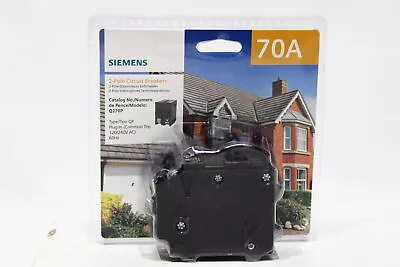 Buy Brand New Siemens 70 Amp Double-Pole Type QP Circuit Breaker • 19.99$