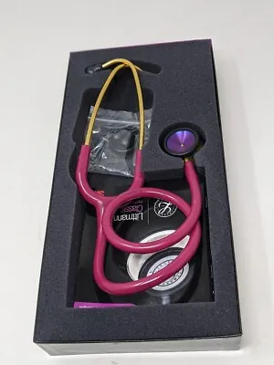Buy 3M Littmann Classic III Monitoring Stethoscope, Rainbow-Finish, Raspberry Tube, • 81.99$