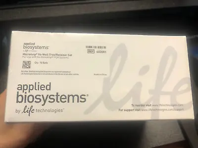 Buy Applied Biosystems Life Technologies 4306737 MicroAmp 96 Well Reaction Plate • 56$