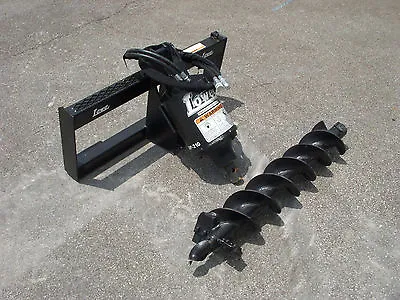 Buy Lowe BP-210 Round Auger Drive With 6  Auger Bit Fits Skid Steer Loader Planetary • 3,035.99$
