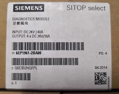 Buy Siemens Diagnostics Module 6ep1961-2ba00 • 410$