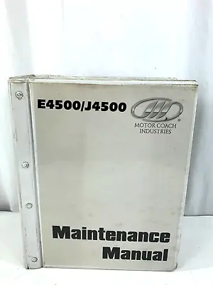 Buy Mci Bus Maintenance  Manual E4500 J4500 Year 2006 • 220.85$