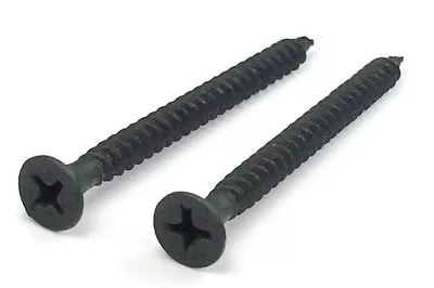 Buy #6 Black Philips Bugle-Head Coarse Thread Sharp Point Drywall Screws - QTY 1,000 • 29.70$