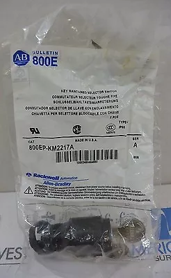 Buy Allen Bradley 800E 800EP-KM2217A Key Maintained Selector Switch NEW! • 30$