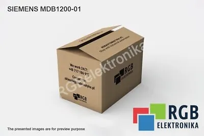Buy Siemens Mdb1200-01 ModuŁy Zasilaczy Plc Power Supply Id139841 • 488.48$