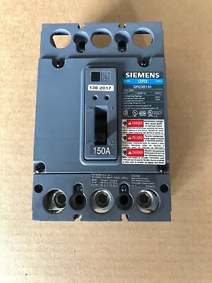 Buy Siemens Qr23b150 3 Pole 150 Amp Circuit Breaker Qr2 New No Box • 375$