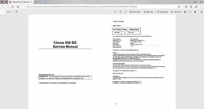 Buy Perkin Elmer  Clarus 500 GC   Service Manual, Support Files And Schematics • 200$